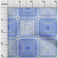 thumbnail image 2 of oneOone Cotton Cambric Blue Fabric Geometric Quilting Supplies Print Sewing Fabric By The Yard 56 Inch Wide, 2 of 4