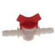 thumbnail image 2 of Regulador de flujo de agua de plástico duradero de 2 piezas, de válvula de cierre recta de 12 mm: la adaptaciónción a tubos de d Gloria Regulador de flujo de agua, 2 of 9