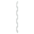 thumbnail image 4 of Ekena Millwork 47"H x 1/8"T Bridgeport Adjustable Acrylic Decorative Slat Wall Panel Kit, White (contains 11 Slats + 1 Straight Edge Starter Slat), 4 of 12