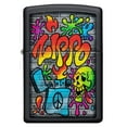 thumbnail image 4 of Zippo Street Art Design Black Matte Pocket Lighter, 4 of 6