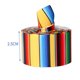 thumbnail image 3 of 5 yardas/rollo 25 63mm sarape mexicano rayas multicolor cinta de grosgrain para hacer lazos para el cabello suministros decoración para fiesta, 3 of 5