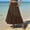 Brown, variant on BUIGTTKLOP Women's Boho Maxi Skirt High Waist Pleated A-Line Flowy Swing Asymmetric Tiered Long Skirts with Pockets