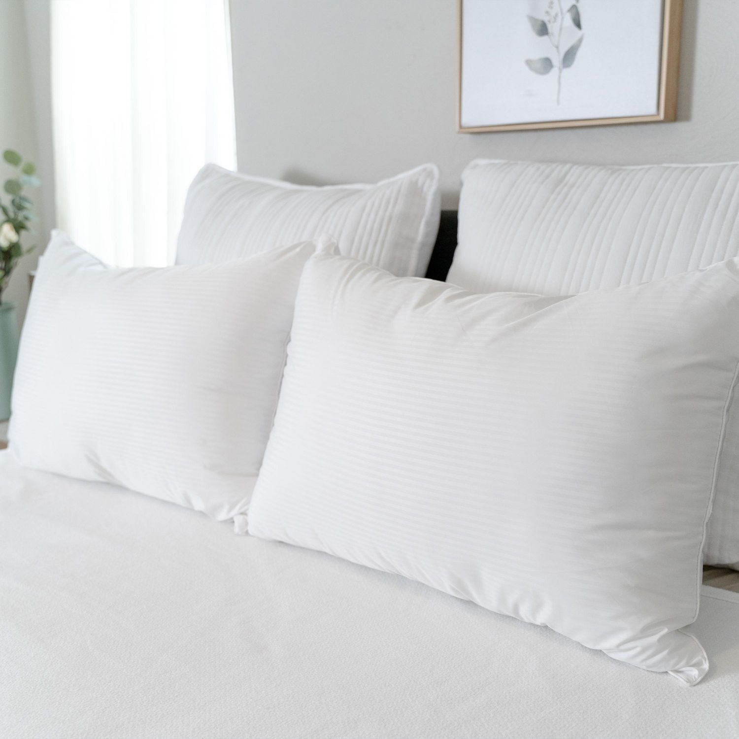 Allerease Total Allergy Defense Antimicrobial Bed Pillow, Standard/Queen