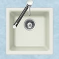 thumbnail image 2 of Houzer Quartztone 16 in Cloud Granite Composite Dual Mount Topmount or Undermount Single Bowl Bar Sink - E-100 CLOUD, 2 of 7
