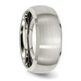 thumbnail image 4 of Auriga Stainless Steel Brushed and Polished 10 mm Beveled Edge Band for Women Size 8, 4 of 6
