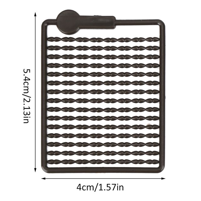 10Pcs Durable Hair, Bait Stops Stoppers and Stratton Rig Boilie Rigs 190cc 650 Ex Frame Carp Fishing Tackle Accessory