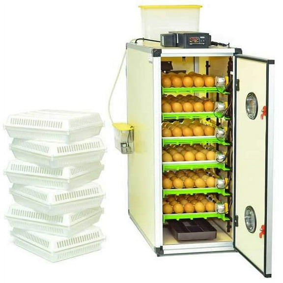 CT180SH Egg Incubator with Automatic Egg Turning & Perfect Humidity Controls, Set & Forget Design, Cabinet Incubators for Hatching Eggs, Incubate and Hatch 180 Chicken Eggs | Hatching Time