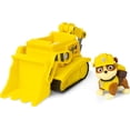 thumbnail image 1 of Paw Patrol, Rubble’s Bulldozer Vehicle with Collectible Figure, for Kids Aged 3 and Up, 1 of 5