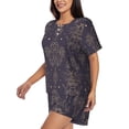thumbnail image 2 of Lsque Golden Bumblebee Women's Short-Sleeved Pajama Set - 2 Piece Soft and Lightweight Sleepwear Set-3X-Large, 2 of 9