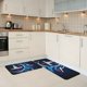 thumbnail image 2 of Juego de 2 alfombrillas de cocina de terciopelo de cristal con el logotipo del equipo de fútbol Titans, alfombrilla absorbente antideslizante para el hogar, el dormitorio y la cocina, 2 of 6