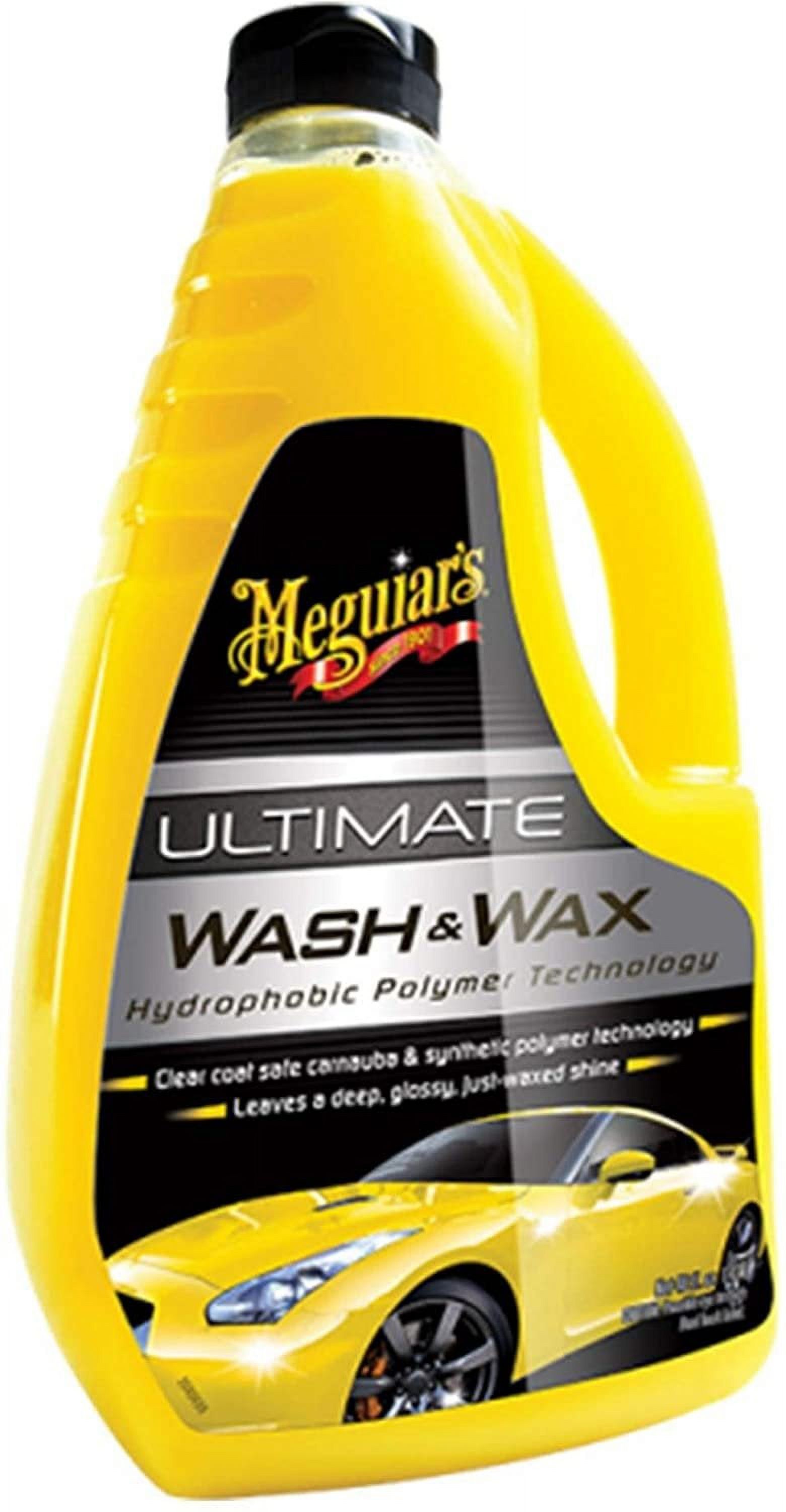Meguiar's Ultimate Wash & Wax Car Care Cleaning Kit Solution, 48 Ounces (2 Pack) - image 2 of 2