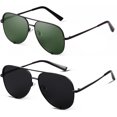 thumbnail image 1 of LAICAIW Aviator Sunglasses for Women Classic Oversized Sun Glasses UV400 Protection, 1 of 7
