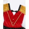 thumbnail image 7 of TSSOE Kids Girls' Christmas Halloween Party Sparkly Circus Ring's Master Inspired Princess Tutu Dress Red 3T, 7 of 7