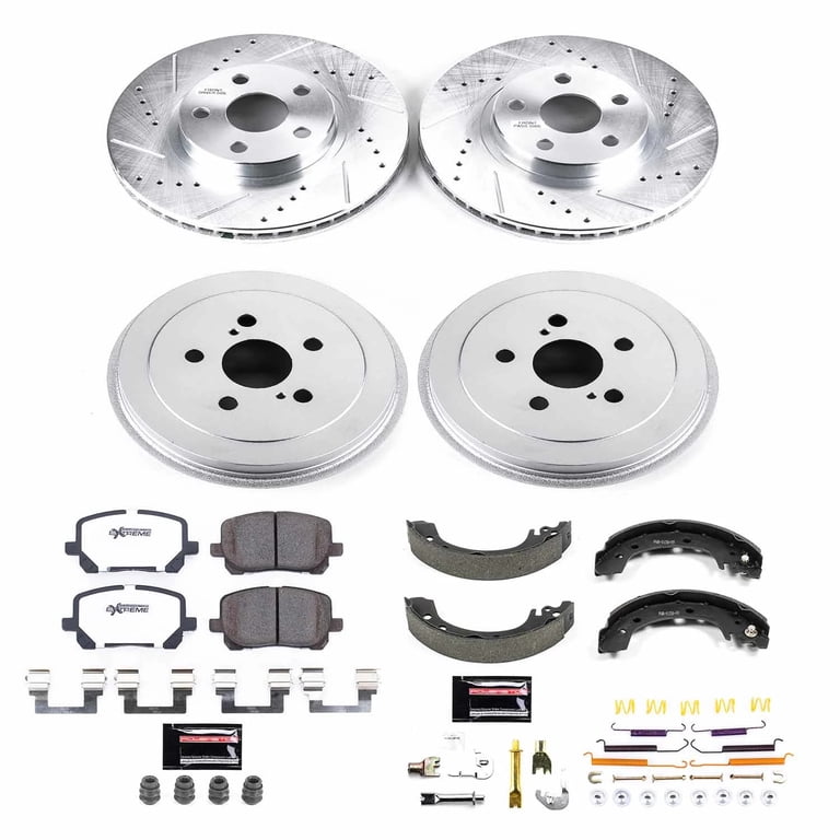 PowerStop Z26 Warrior Brake Kit - Carbon-Fiber Ceramic Pads