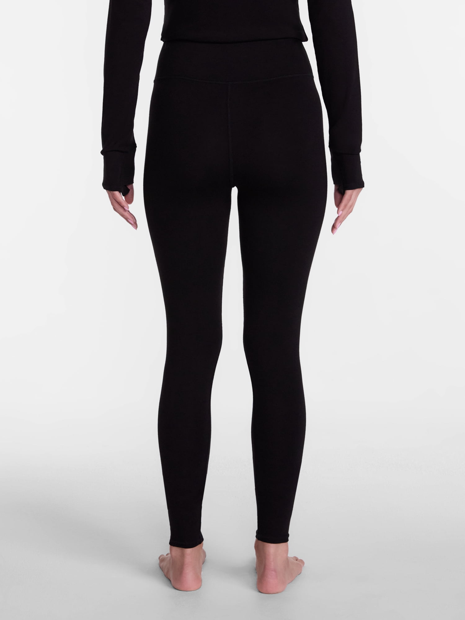 ClimateRight by Cuddl Duds Women’s Mild Essential Base Layer Livaeco Jersey High Rise Legging