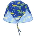 thumbnail image 1 of Chapeau de Bain Protection Solaire Protection UV Intégrale à Rabat pour Enfants (Bleu), 1 of 8