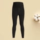 thumbnail image 1 of Pantalones térmicos para hombre, medias elásticas cómodas, mallas cálidas con forro para invierno, pantalones de cintura alta, calzoncillos Negro Hugo Pantalones térmicos para hombre, 1 of 9