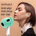 thumbnail image 1 of Audífonos Tapones para los oídos de los suaves para AirPods 3 Eartips Ear Cover (verde menta), 1 of 6