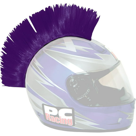 PC Racing Helmet Mohawk Purple