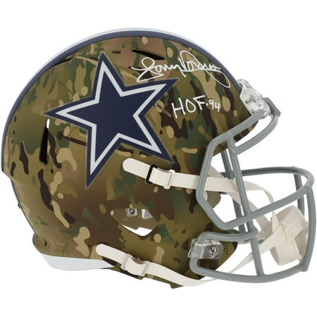 Tony Dorsett Dallas Cowboys Autographed Riddell CAMO Alternate Speed Replica Helmet with "HOF 94" Inscription - Fanatics Authentic Certified