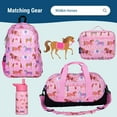 thumbnail image 4 of Wildkin Modern Nap Mat with Elastic Corner Straps for Toddler Boys and Girls, Daycare and Preschool (Horses Pink), 4 of 9