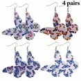 thumbnail image 2 of Boucles d'Oreilles Papillon Forme Mode Créative Boucles d'Oreilles Percées Boucles d'Oreilles, 2 of 10