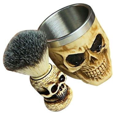 Men's Facial Cleansing Tool Shave Sets for Men Shave Kits for Men Skull Beard Brush Halloween Gift Man Office