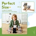 thumbnail image 5 of MorisMos 6 Pack Bulk Wolf Stuffed Animal Set, Cute Stuffed Wolf Toys with Multi-Pose, 5 of 6