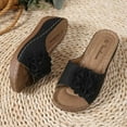 thumbnail image 6 of Wovix Women'S Slipper Waterproof Shoes Work Sandals Open Toe Platform Wedge Footwear Daily Wear, 6 of 9