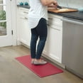 thumbnail image 5 of Home Dynamix Trenton Solace Traditional Diamond Textured Kitchen Mat, Red, 17"x39", 5 of 7