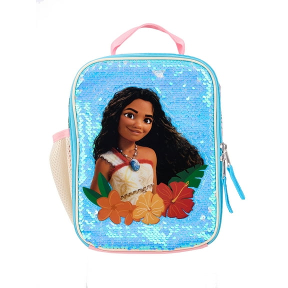 Disney Moana Reusable Insulated Lunch Bag with Mesh Side Pocket