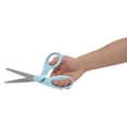 thumbnail image 5 of Westcott Sewing Scissor with Sheath, Titanium Bonded, 8", Bent, for Home/Office, Blue, 1-Count, 5 of 8