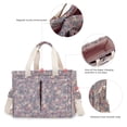 thumbnail image 3 of SPEKSEE Floral Hand-held Mommy Bag with Hooks - Single Shoulder Stroller Caddy, Cotton Lightweight Diaper Organizer with Large Capacity, 3 of 7