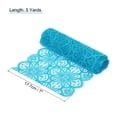 thumbnail image 2 of Unique Bargains Lace Ribbon 5 Yards 7 Inch Lace Flower Trim for Craft Headbands Wedding Deep Blue, 2 of 5