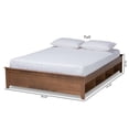 thumbnail image 6 of Bowery Hill Traditional Wood Full Size Storage Bed Frame in Ash Walnut Brown, 6 of 6