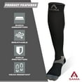 thumbnail image 3 of 2 pairs Womens & Mens Compression Socks 20-30 mmhg SAMA DILIGENCE, 3 of 7
