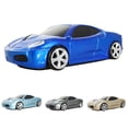 thumbnail image 4 of Ratón óptico inalámbrico para juegos SUSUchens de 2,4 GHz y 1600 DPI con USB 2.0 para hombre, con forma de coche deportivo, regalo, 4 of 8