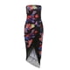 thumbnail image 4 of TRKIYQC Vestido sin mangas con estampado de flores para mujer Vestido sin tirantes con borlas decorativas de una sola pieza, vestido ajustado para fiesta de cóctel TRKIYQC moderno, 4 of 9