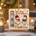 thumbnail image 5 of 3pcs Wooden Christmas Money Holder Ornament, Cash Gift Ornament for Tree Decor, Holiday Unique Pendant for Friend, Exquisitely Carved and Durable, 5 of 6