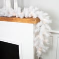 thumbnail image 3 of 9' x 14" Pre-Lit White Alaskan Pine Artificial Christmas Garland Warm White LED Lights, 3 of 7