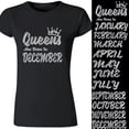thumbnail image 2 of New SILVER Queens Are Born In August Months Tshirt Birthday Party Tee Shirt Size 2X-Large, 2 of 3