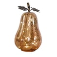 thumbnail image 2 of Halloween Decorations Glass Pumpkin Light, Handcrafted Glass LED Pumpkin Night Light, 5.51x9.84in Warm Glow Tabletop Centerpiece for Fall Harvest Thanksgiving & Halloween Home Mantel Shelf Decoration, 2 of 7