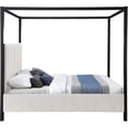 thumbnail image 4 of Meridian Furniture Kelly Grey Boucle Fabric Full Bed, 4 of 8