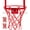 Red, variant on Mini Basketball Net Replacement 8 Loop [2 Pack], Vibrant Color, for Indoor Door/Room Walls 8"-10.25" Hoop
