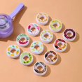 thumbnail image 2 of Sports Air Flavor pods Water Bottle Set, 650ML Fruit Scent Up Drink Bottle with 5 Flavor Pods, BPA Free%0 Sugar Sports Water Cup Transparent Powder +5 Rings, 2 of 5