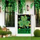 thumbnail image 5 of Bandera de jardín de cuatro hojas del Día de San Patricio, 5 of 5