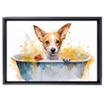 thumbnail image 2 of Portuguese Podengo Pequeno Dog Wall Art for Bathroom, Funny Animal Canvas, Canvas Print Painting for Bedroom, Home decor, 2 of 6