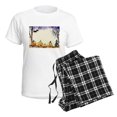 thumbnail image 4 of CafePress - Watercolor Halloween Night - Women's Short Sleeve Print T-Shirt and Pants Light Cotton Pajama Set, 4 of 7