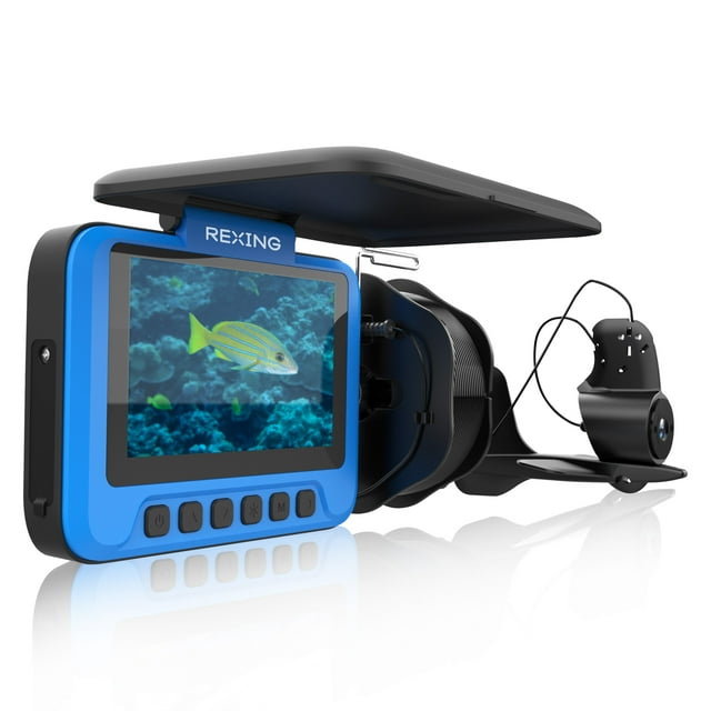 Rexing FC1 Portable Underwater Fish Camera with 720p, Night Vision and