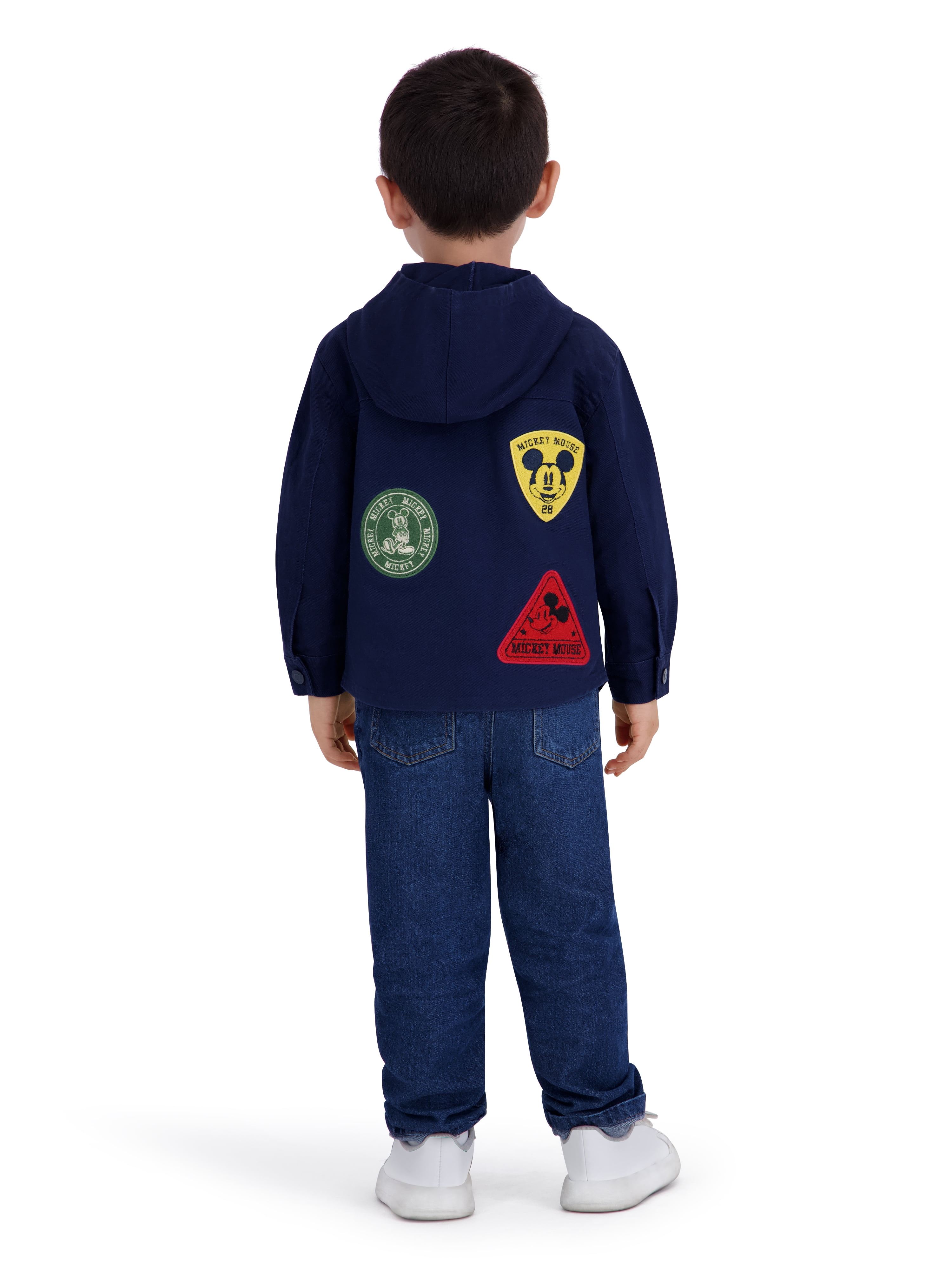 Mickey Mouse Toddler Boy Twill Shacket, Sizes 12M-5T